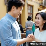 Home 14 문화 간 갈등 - **Prompt 1: "Unpacking the Invisible Rules" Meeting**
A bright, modern meeting room with large w...